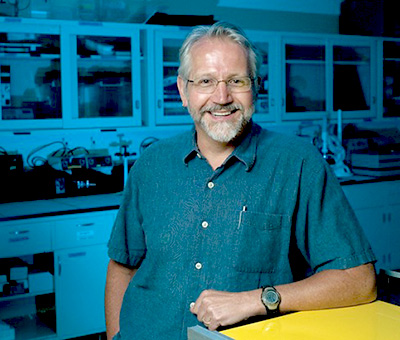 Dr. Dale Buck Hales in Lab